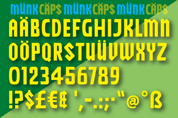 Munk Font PNG with transparent background - Preview 2
