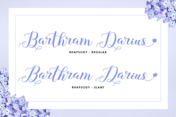 Rhapsody Font PNG with transparent background - Preview 4