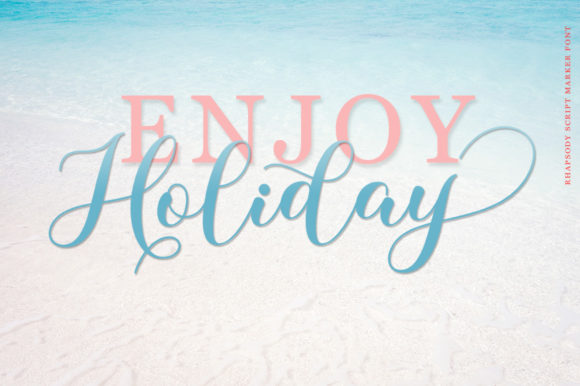 Rhapsody Font PNG with transparent background - Preview 6