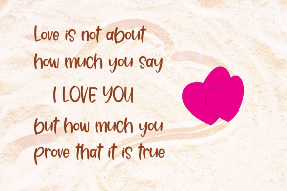 Always Be Loved Font - Preview 2