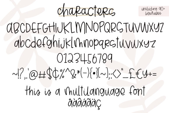 Autumn Skies Font - Preview 1