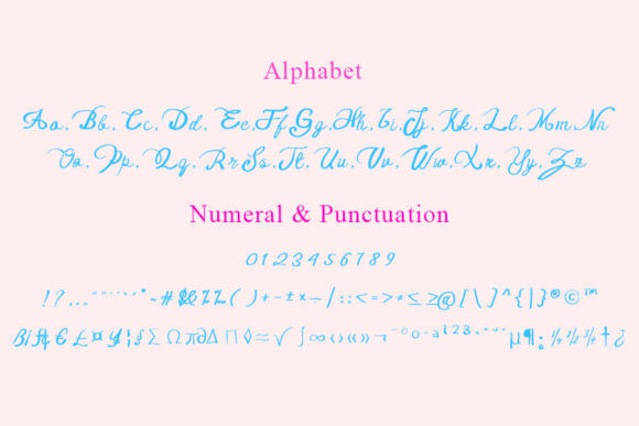Beautiful Mouse Font - Preview 2