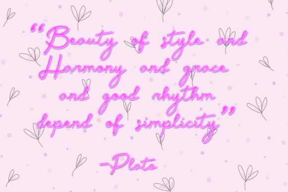 Beautiful in Happiness Font - Preview 3