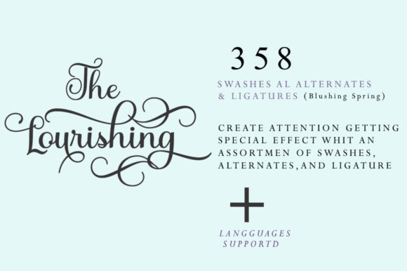 Blushing Spring Font - Preview 3