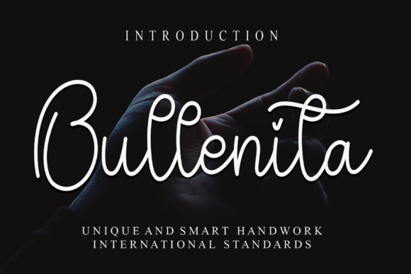 Bullenita Script & Handwritten Font By Creativewhitee