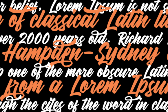 Dartybe Font - Preview 2