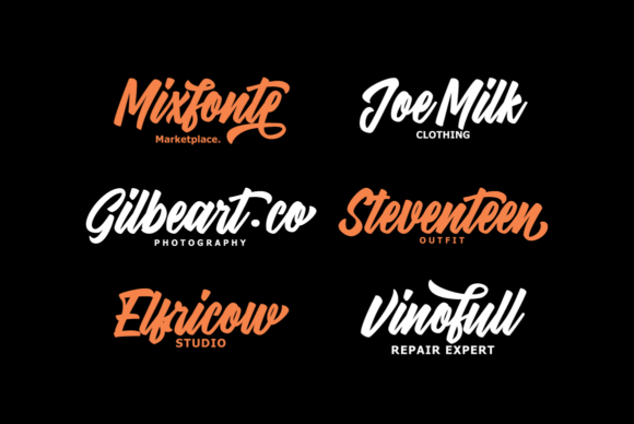 Dartybe Font - Preview 3