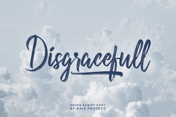 Disgracefull Script & Handwritten Font By RaisProject