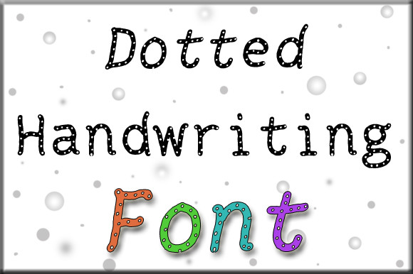 Dotted Handwriting