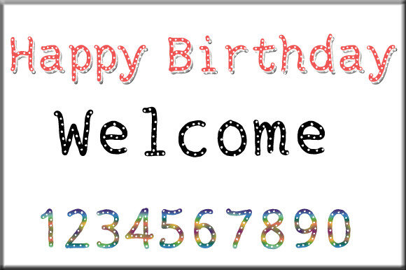 Dotted Handwriting Font - Preview 1