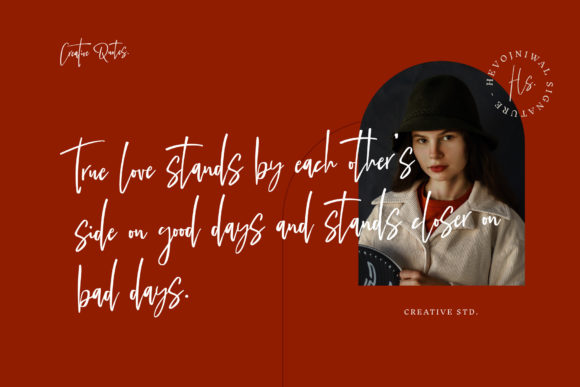 Hevojniwal Signature Font PNG with transparent background - Preview 6