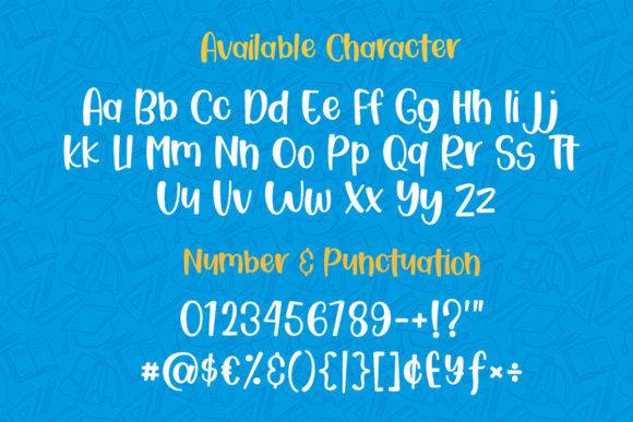 Magical Story Font PNG with transparent background - Preview 6
