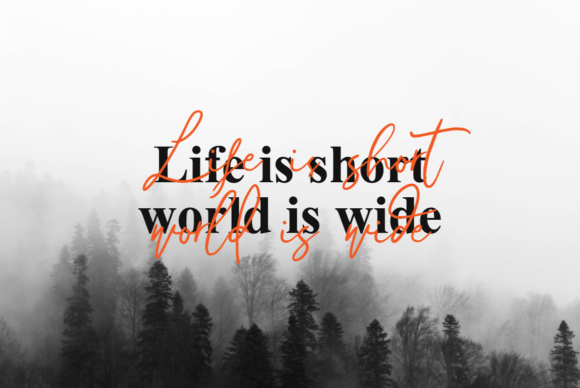 Modwilles Font PNG with transparent background - Preview 4
