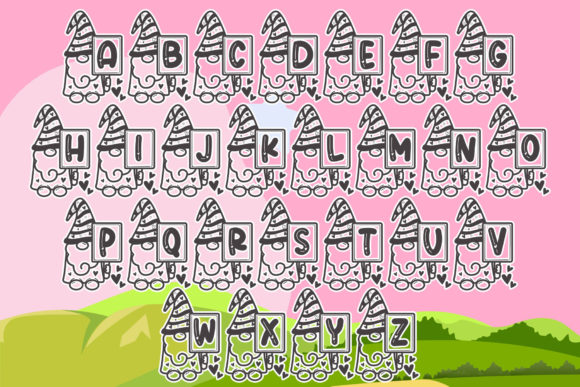 Monogram Lovers Gnome Font font preview - 4