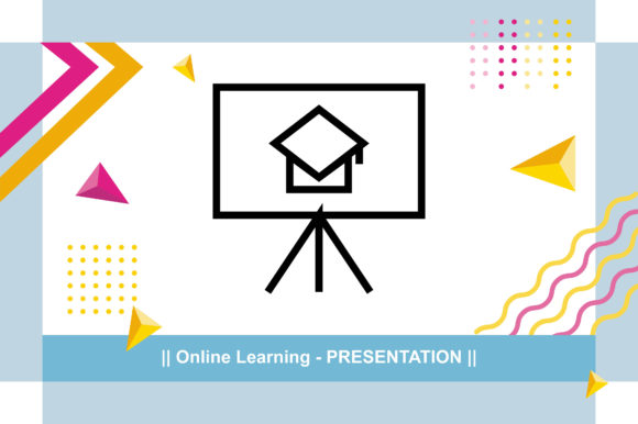 Preview of Online Learning - PRESENTATION education presentation template