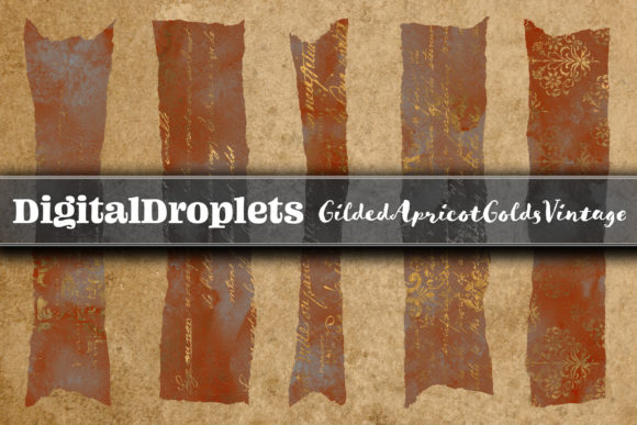 Gilded Apricot Golds | 180 Washi Tapes