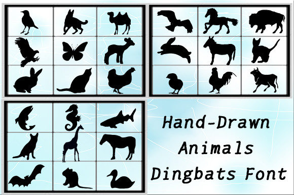 Animals Font - Preview 1