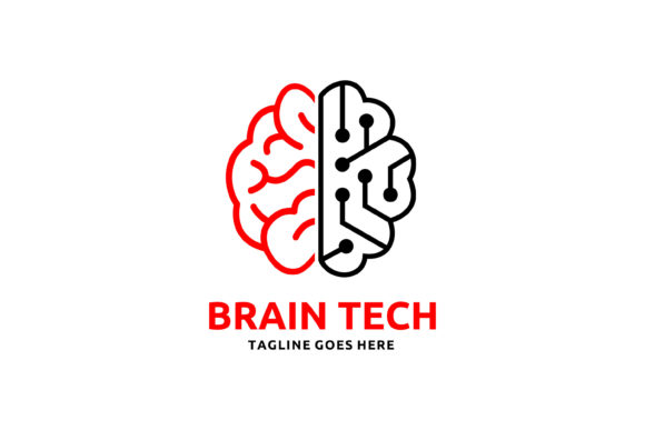 Brain Logo Vector Design Illustration