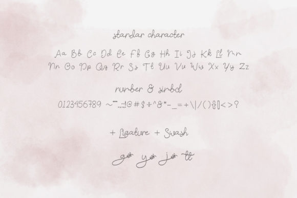 Butterfly N Flower Font - Preview 5