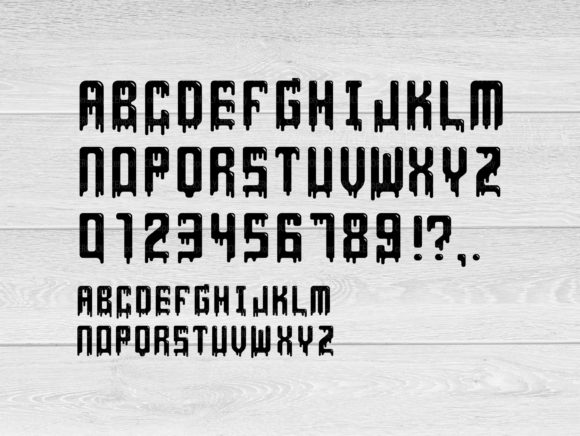 Drop Dripping Font - Preview 1