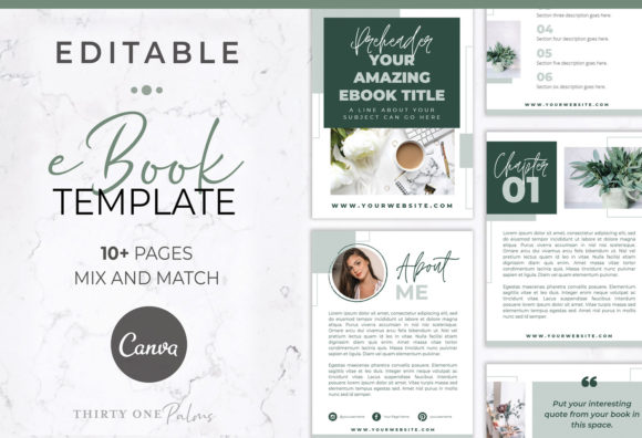 EBook Template for Canva | Eucalyptus