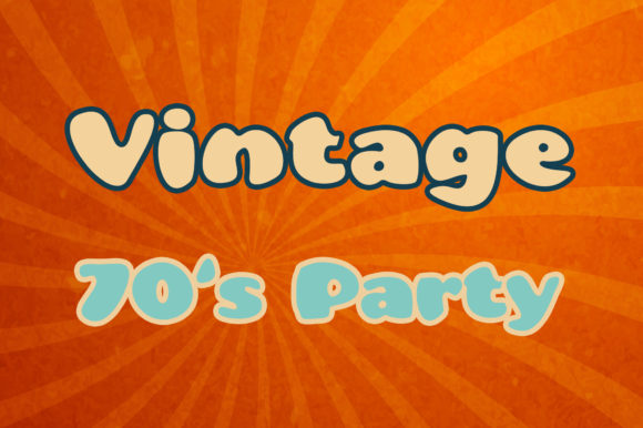 Groovy Disco Font PNG with transparent background - Preview 1