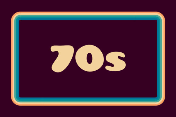 Groovy Disco Font PNG with transparent background - Preview 3
