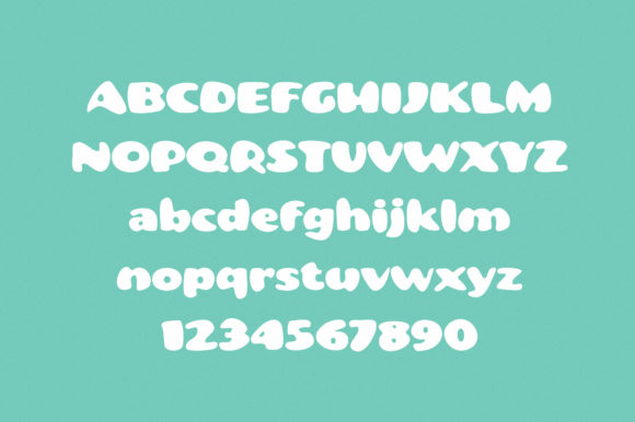 Groovy Disco Font PNG with transparent background - Preview 5