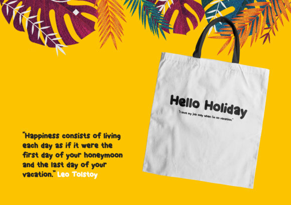 Hello Holiday Font PNG with transparent background - Preview 1