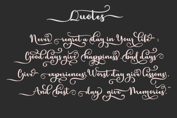 Larisa Font PNG with transparent background - Preview 5