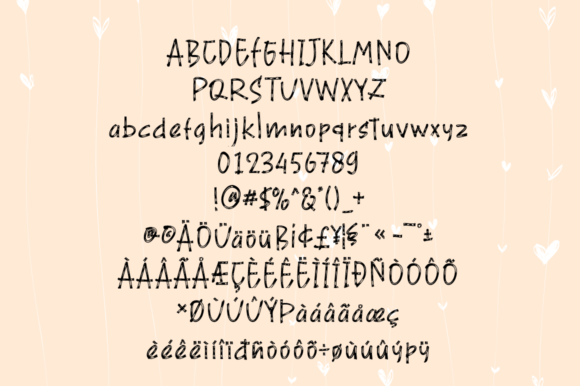 Litle Bomma Font PNG with transparent background - Preview 1