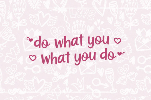 Lovely Month Font PNG with transparent background - Preview 3