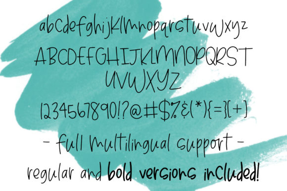 Make Waves Font PNG with transparent background - Preview 2