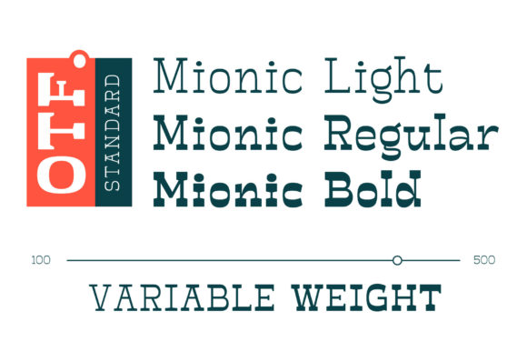 Mionic Font PNG with transparent background - Preview 4