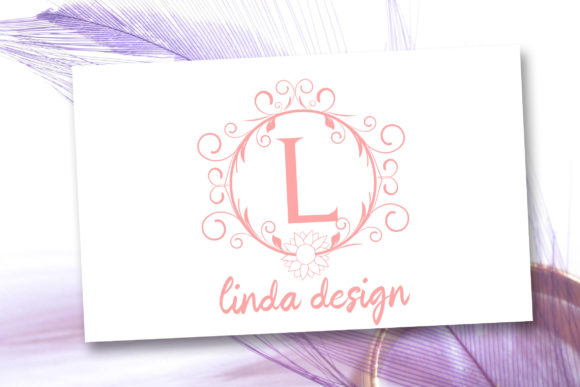 Monogram Sunflower Font PNG with transparent background - Preview 2