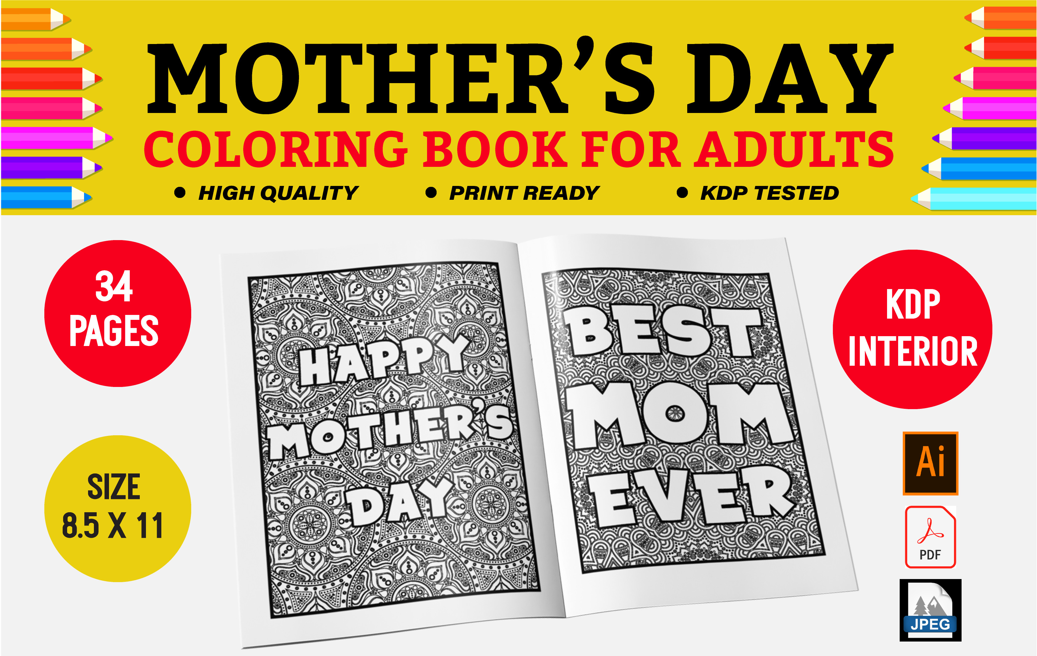 Mothers Day Coloring Book Quotes