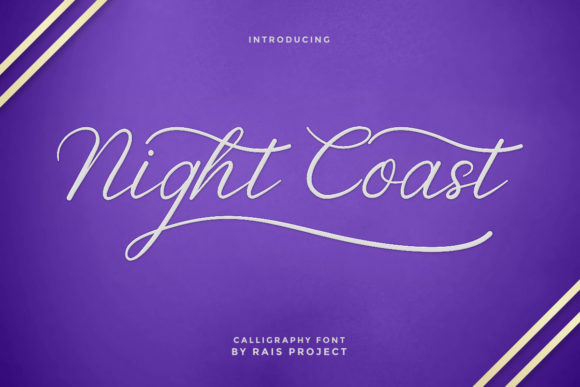 Night Coast Script & Handwritten Font By RaisProject