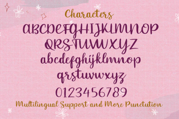 Nissa Kireina Font PNG with transparent background - Preview 1