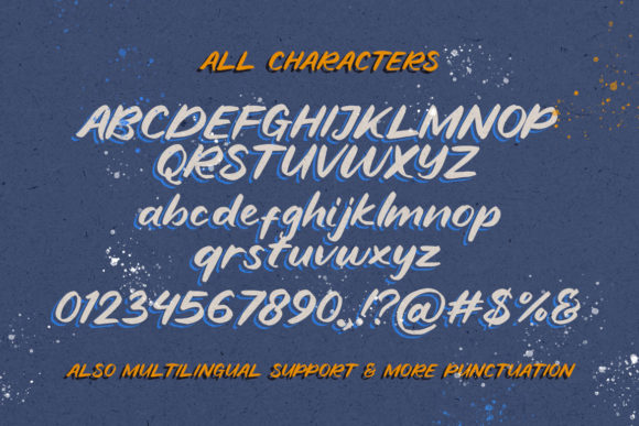 Roaster Black Font PNG with transparent background - Preview 3