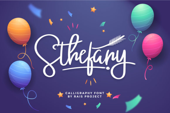 Sthefany Script & Handwritten Font By RaisProject