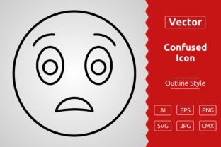 Vector Confused Outline Icon Design Graphic by Muhammad Atiq · Creative ...