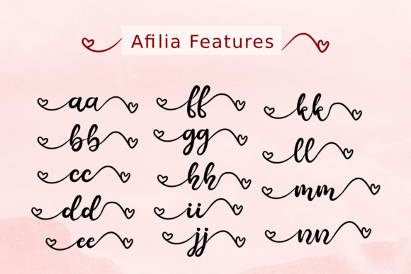 Afilia Font - Preview 4