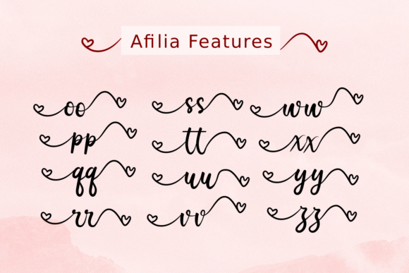 Afilia Font - Preview 5