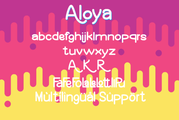 Aloya Font - Preview 5