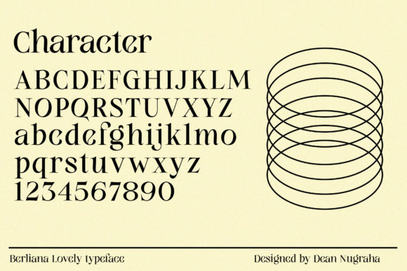 Berliana Lovely Font PNG with transparent background - Preview 6