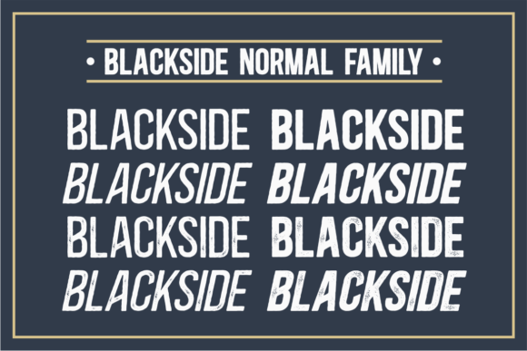 Blackside Font - Preview 1