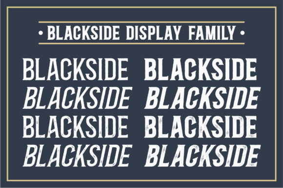 Blackside Font - Preview 2