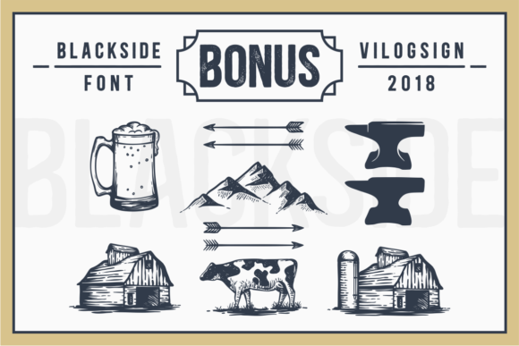 Blackside Font - Preview 3