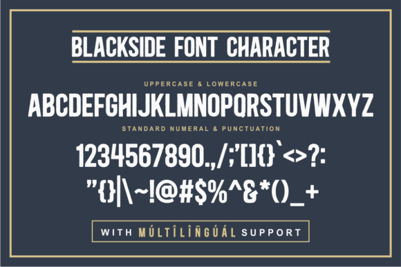Blackside Font - Preview 4