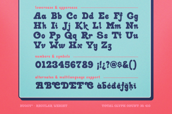 Buggy Font - Preview 1